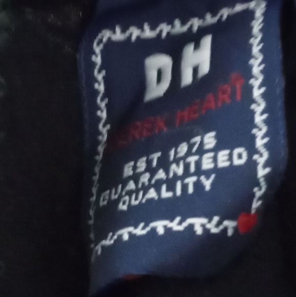 Derek Heart Black Tiered Skirt w/ Black Sequin Flower -Vintage - Picture 2 of 9